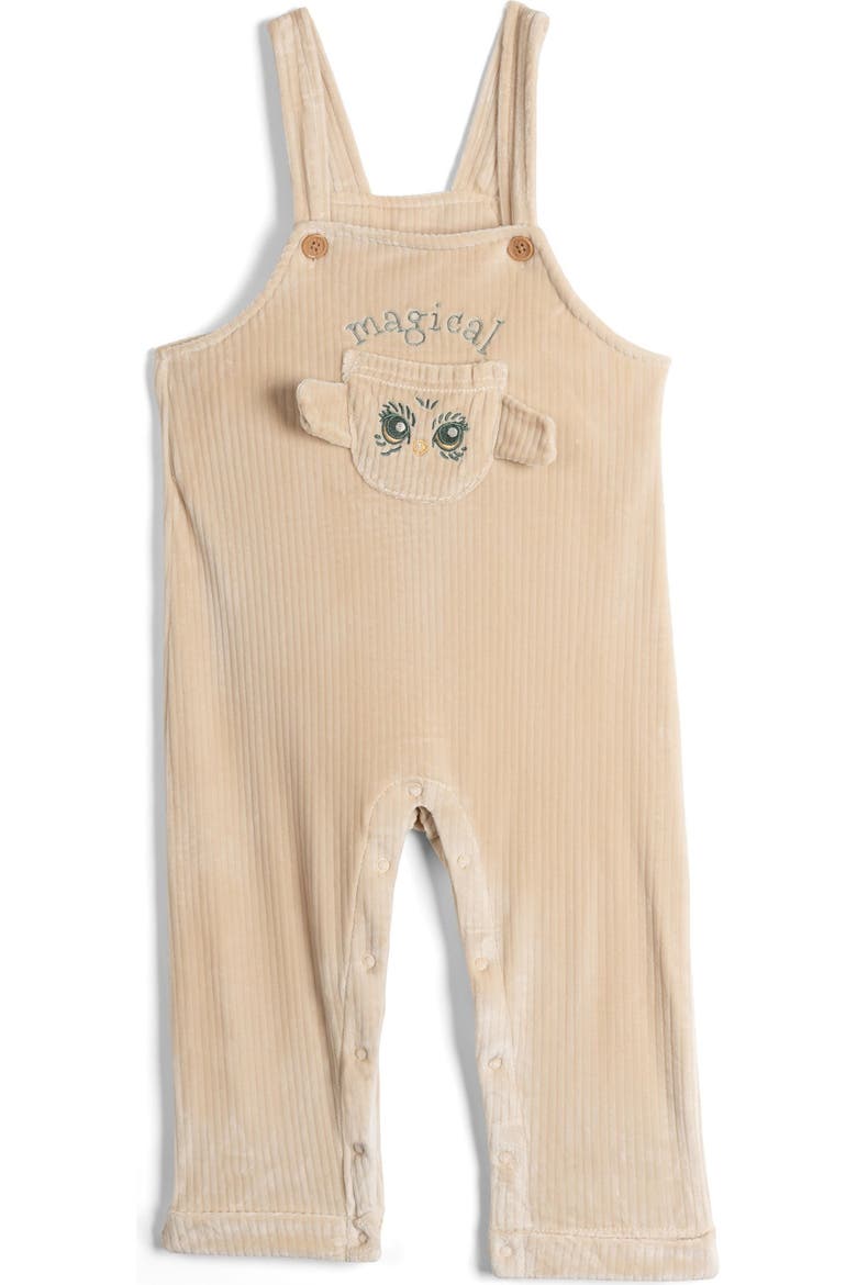 Hedwig 2-Piece Overalls and T-Shirt Set, Alternate, color, Jadeite Cream Hedwig