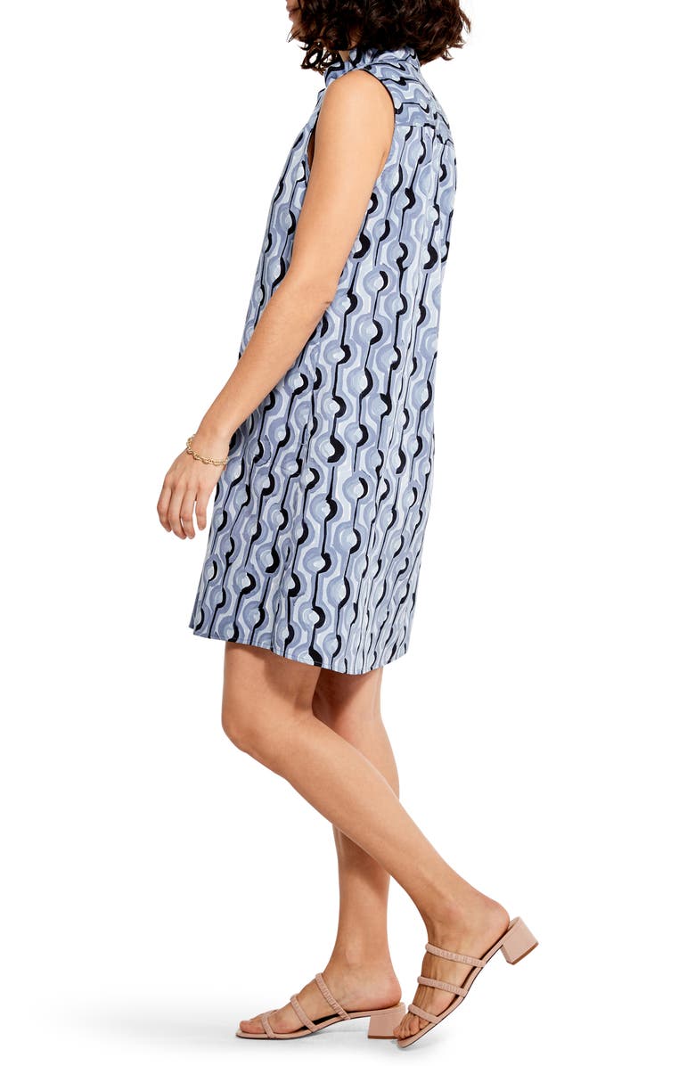 NIC+ZOE Painted Clouds Zest Sleeveless Woven Shift Dress, Alternate, color, 