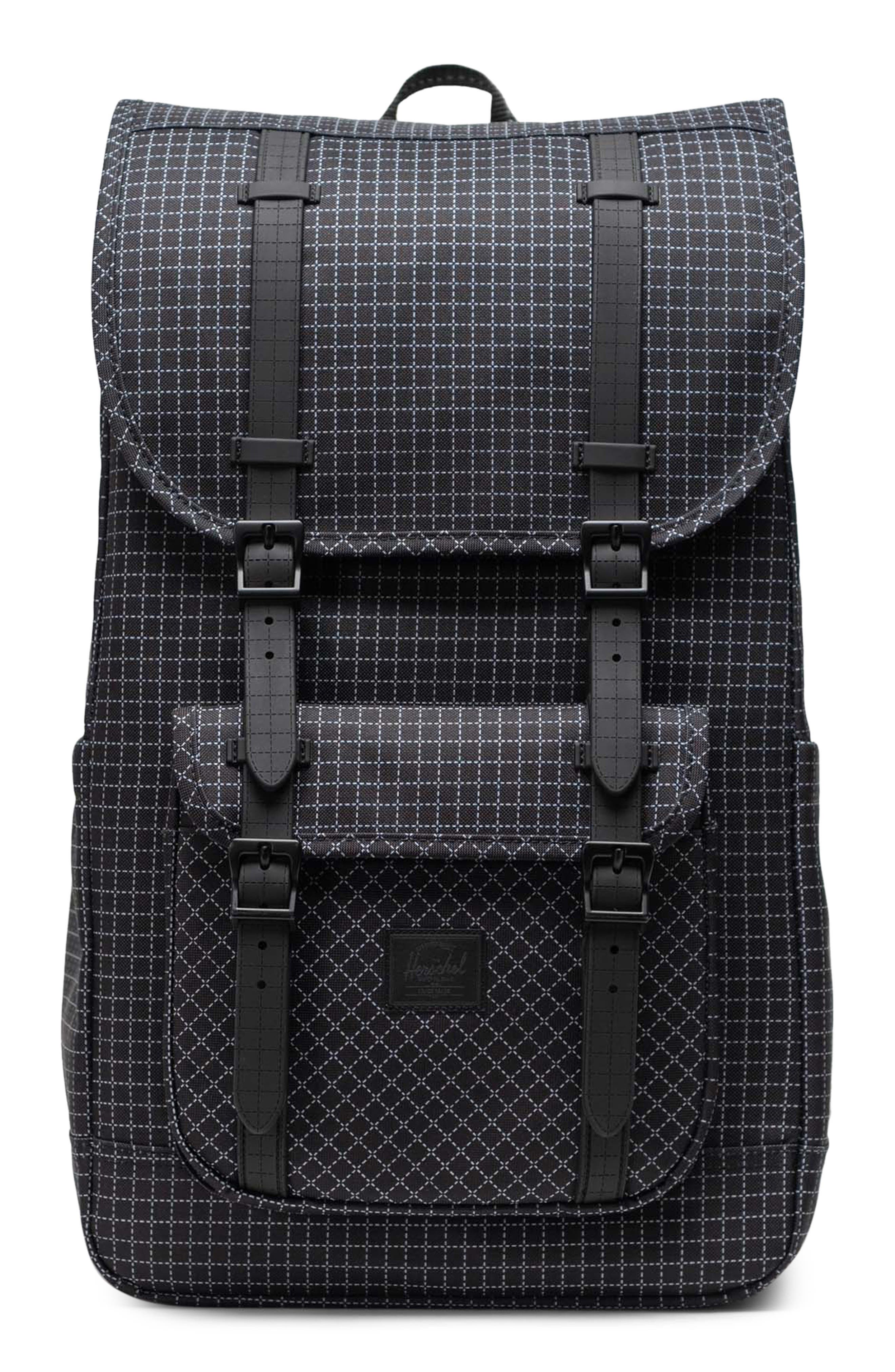 Herschel Supply Co. Little America Backpack, Main, color, Grid - Black