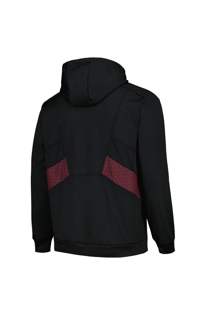 adidas Men's adidas  Black Mississippi State Bulldogs Travel AEROREADY Pullover Hoodie, Alternate, color, 