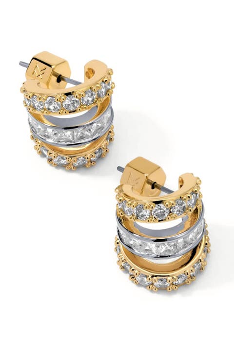 Sabrina Huggie Hoop Earrings