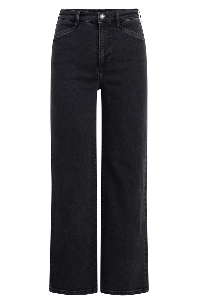 Favorite Daughter The Mischa Super High Waist Wide Leg Jeans, Alternate, color, Tupelo