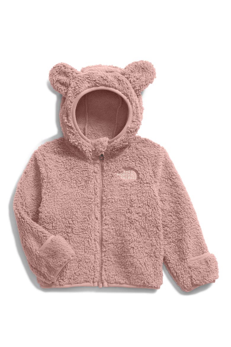 Campshire Ears Fleece Zip Hoodie, Main, color, PINK MOSS