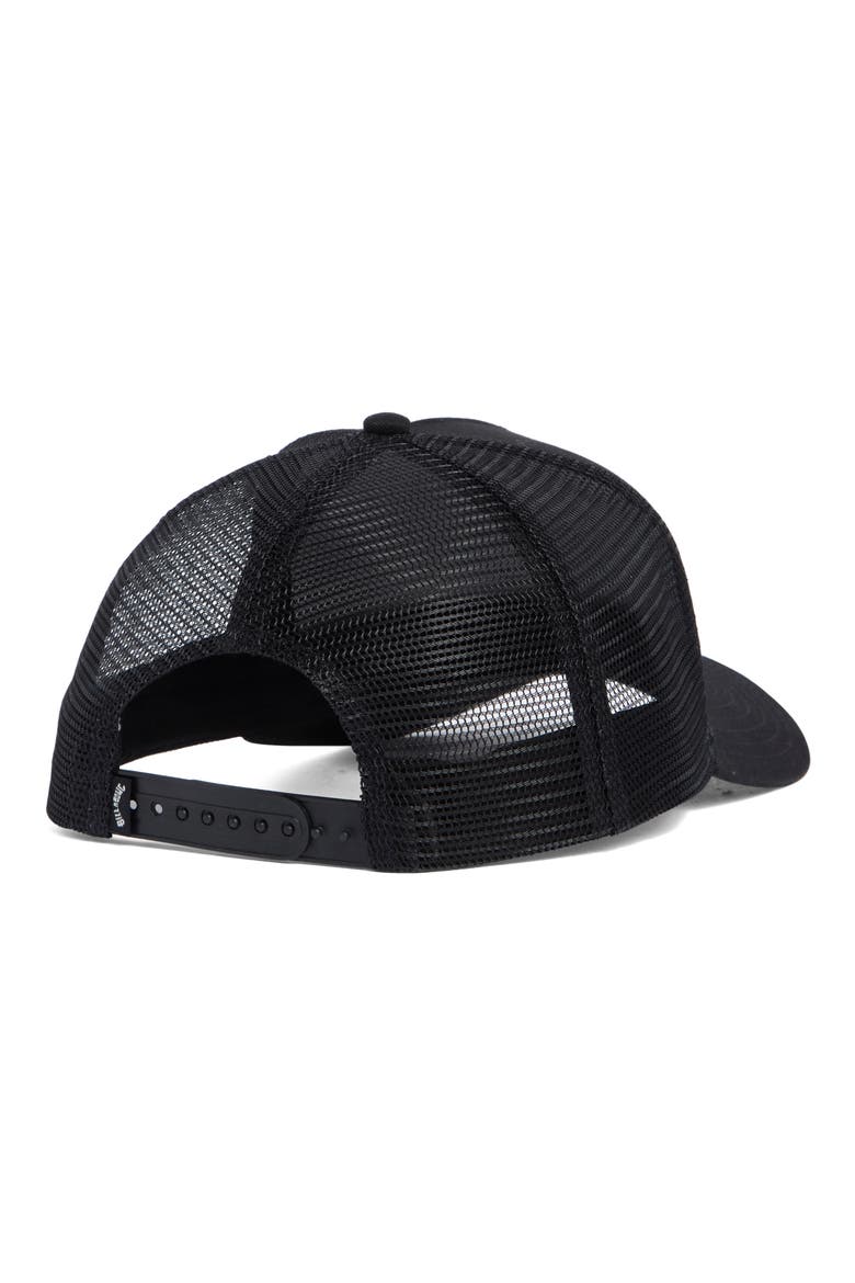 Riptide Twill Trucker Baseball Cap, Alternate, color, BLACK
