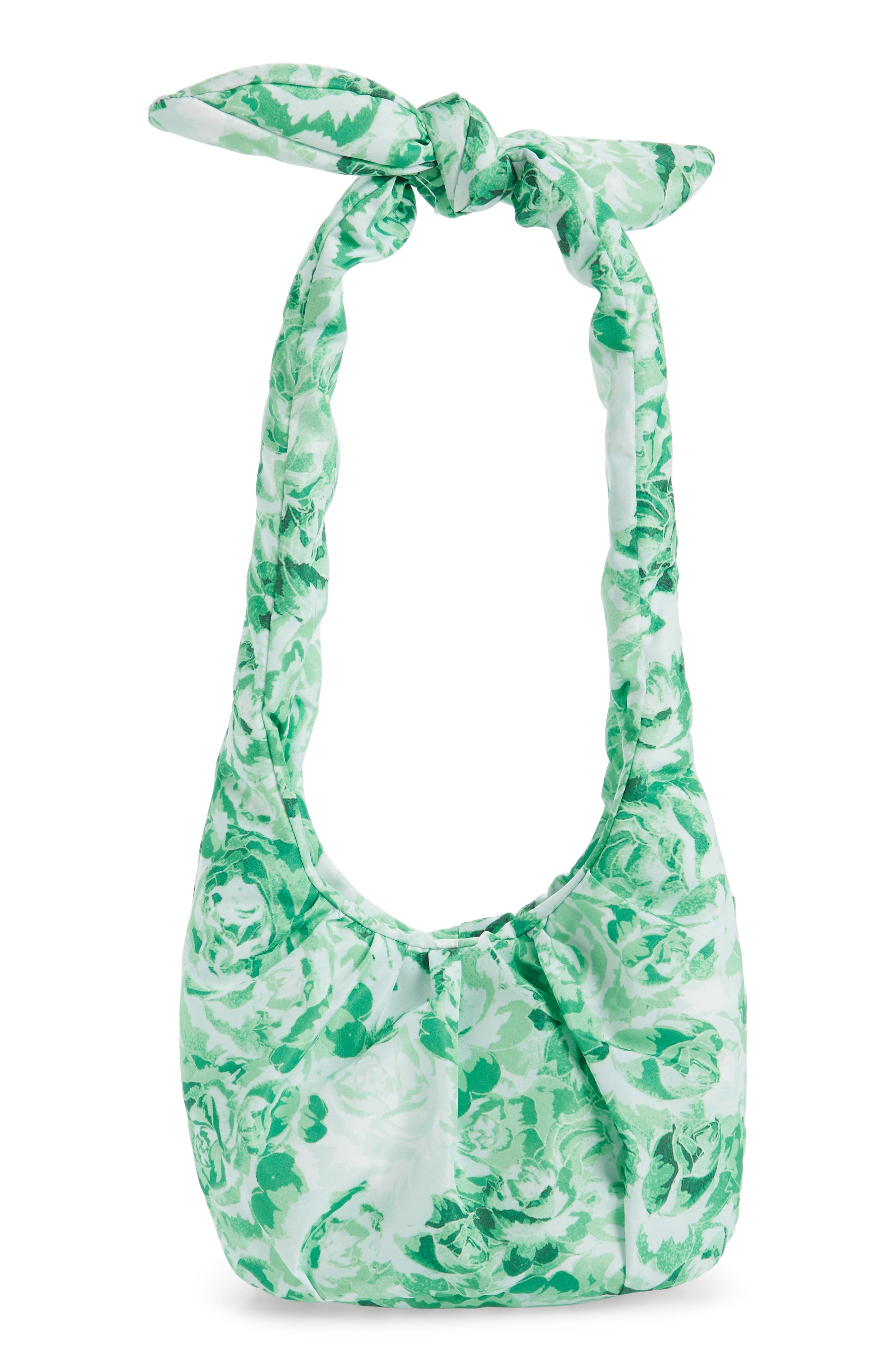 Ganni Mini Print Hobo, Alternate, color, 
