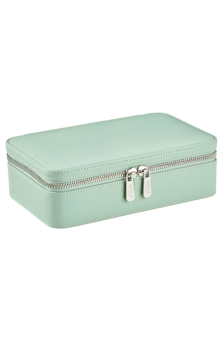 WOLF X LIBERTY Medium Zip Case, Alternate, color, Sage