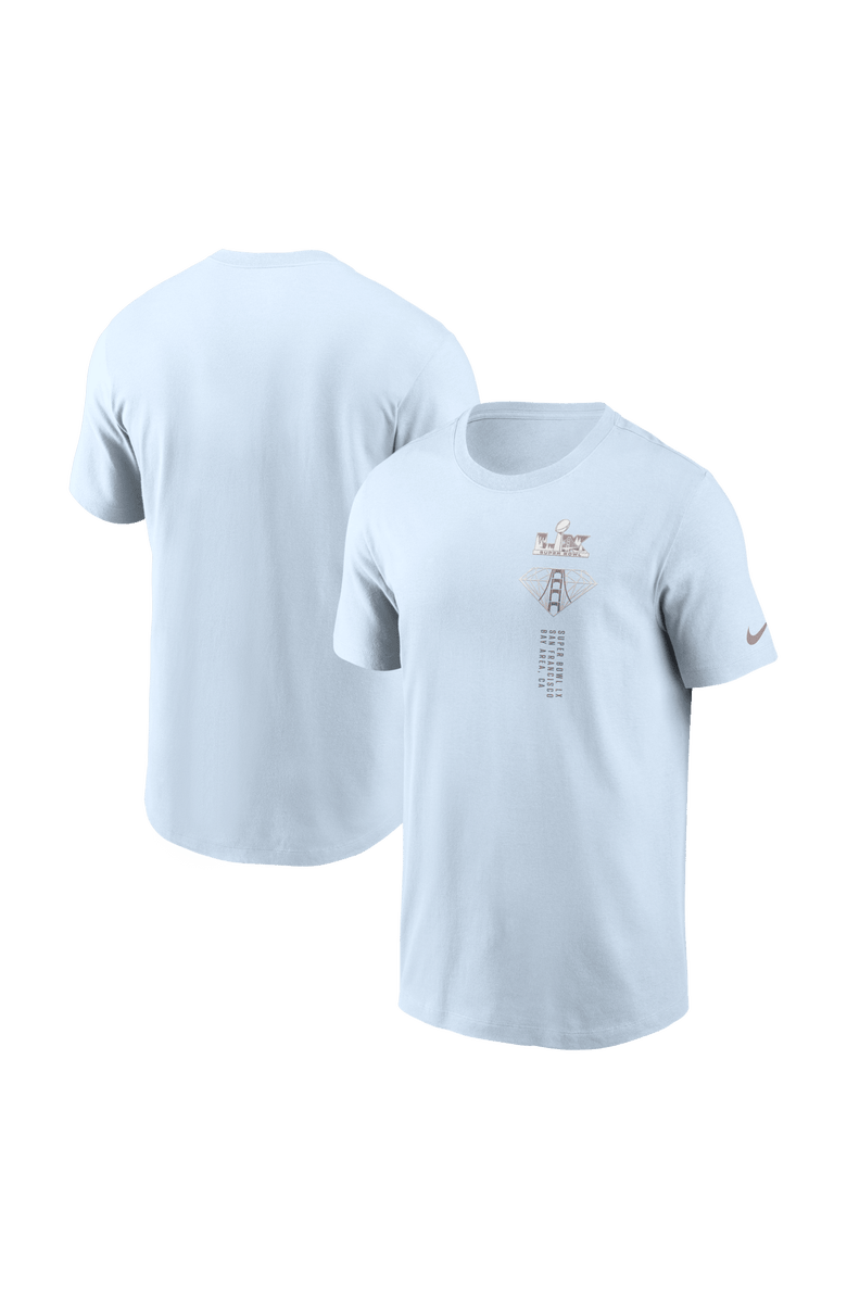 Nike Men's Nike  Light Blue Super Bowl LX Ultra Dri-FIT T-Shirt, Main, color, Light Blue