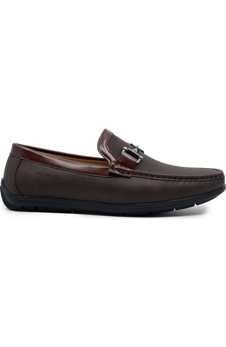 AKADEMIKS Ogden Bit Driving Loafer, Alternate, color, Brown