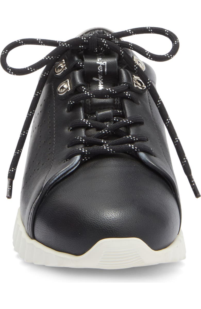 FERRAGAMO Gancini Sneaker, Alternate, color, Black