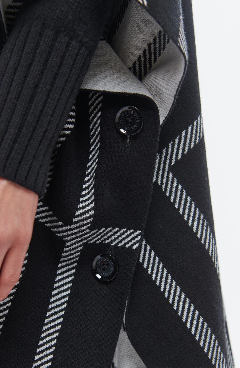 Barbour Emmeline Plaid Full-Zip Cape, Alternate, color, 