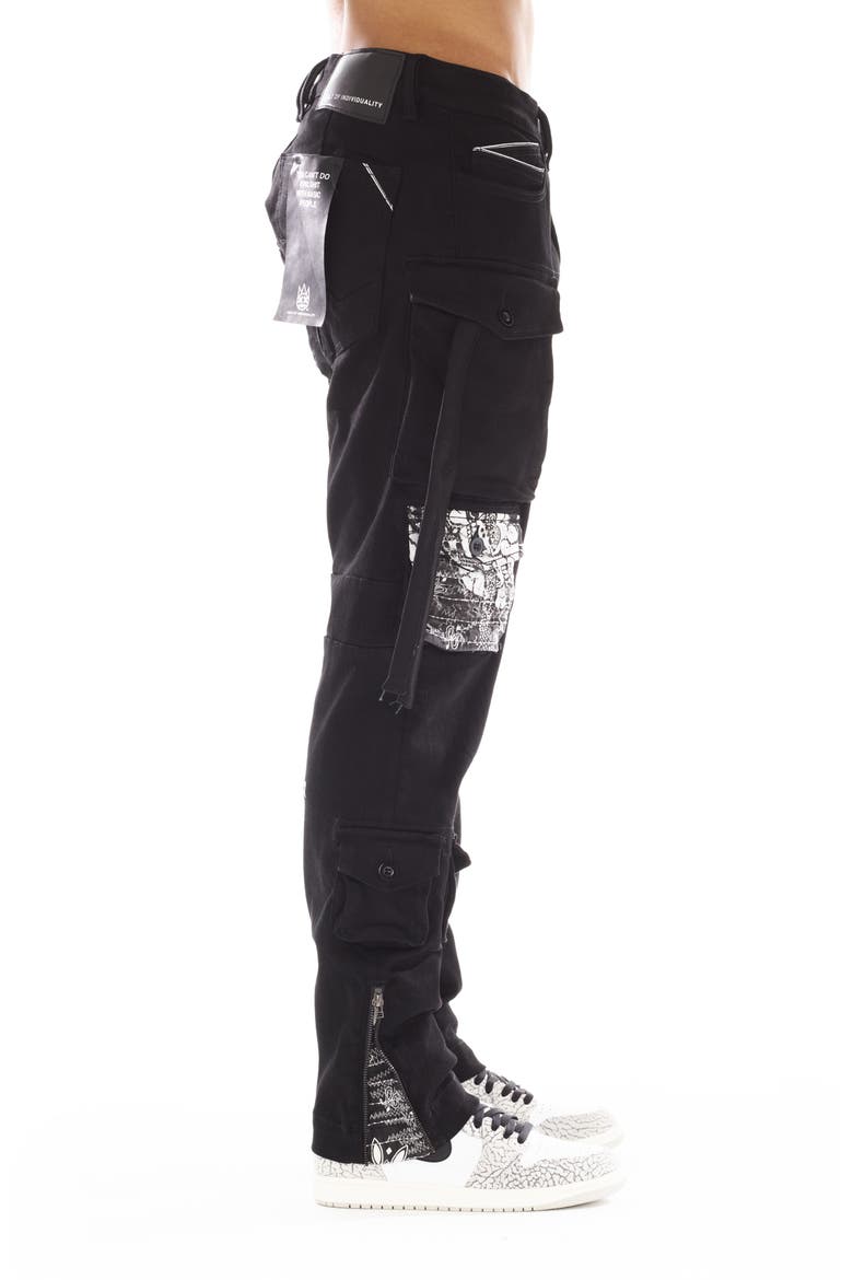 Rocker Cargo Pants, Alternate, color, PAISLEY
