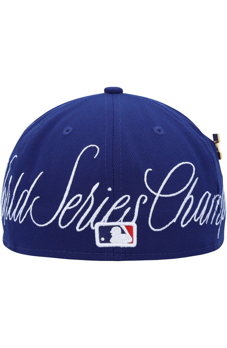 New Era Men's New Era Royal Los Angeles Dodgers Historic World Series Champions 59FIFTY Fitted Hat, Alternate, color, 