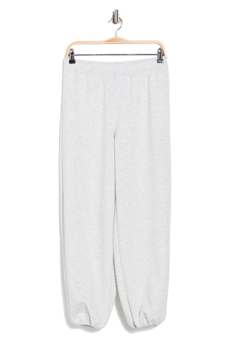Sydney Washed Scuba Knit Joggers, Alternate, color, HEATHER LIGHT GREY