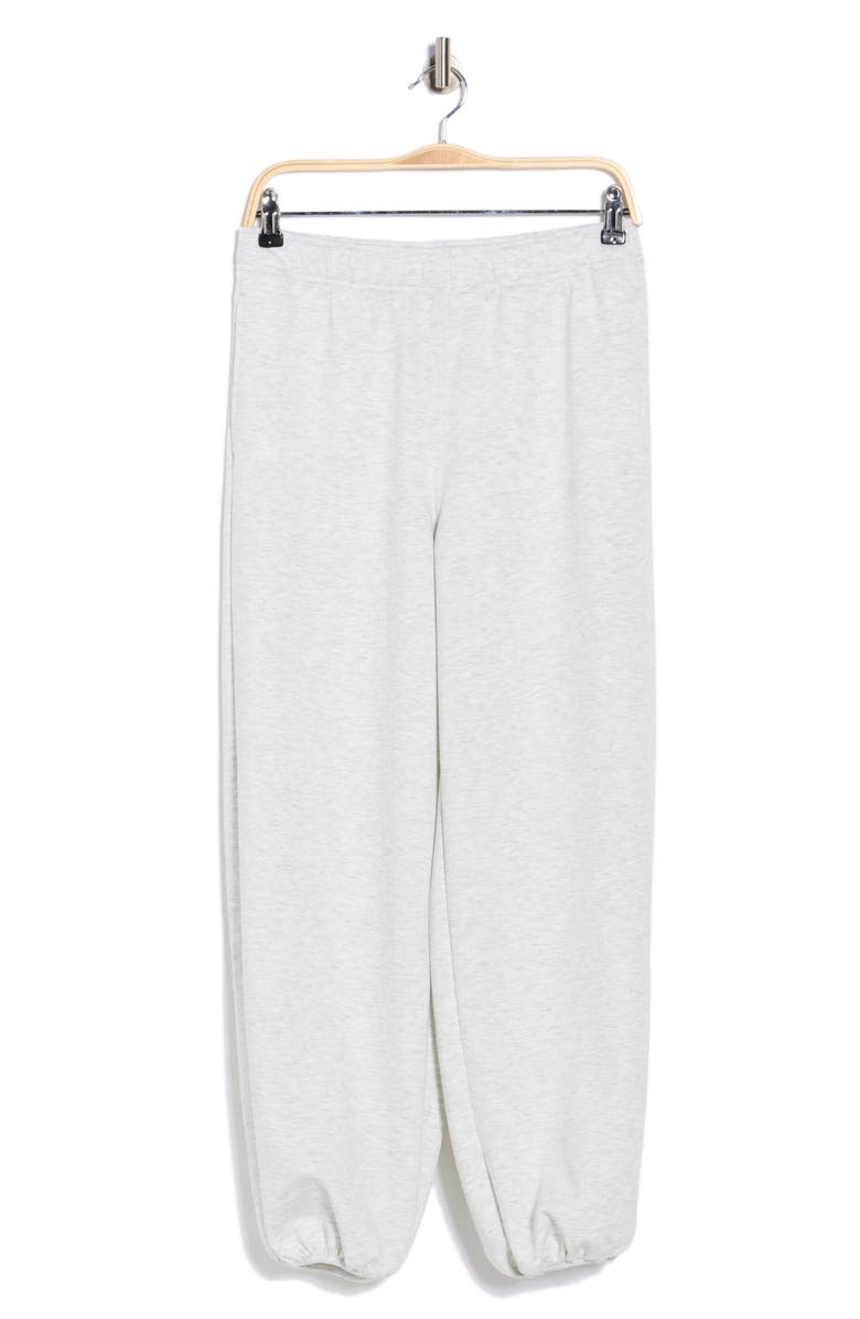 YOGALICIOUS Sydney Washed Scuba Knit Joggers, Main, color, Heather Light Grey