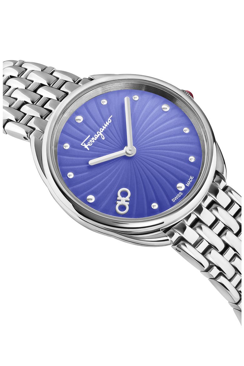 Cuir Bracelet Watch, 34mm, Alternate, color, STAINLESS STEEL