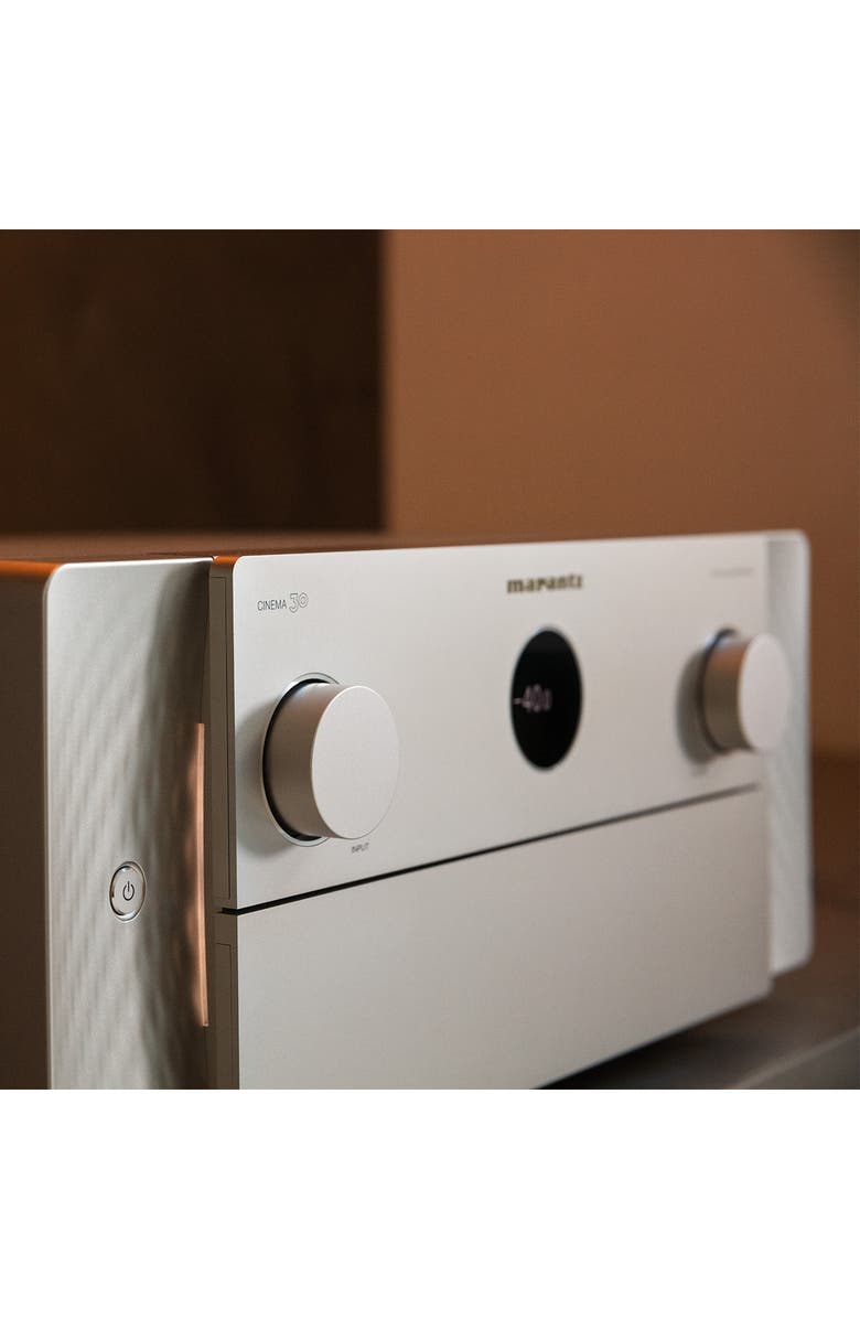 Marantz Cinema 30 11.4 Channel 8K Home Theater Receiver with Dolby Atmos & IMAX Enhanced Audio, Alternate, color, Silver