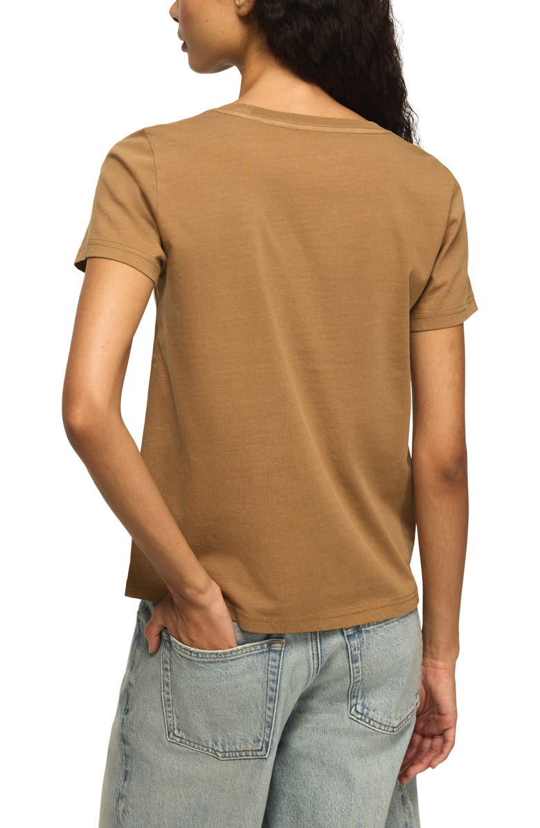Lucky Brand Floral Frame Graphic T-Shirt, Alternate, color, Brown