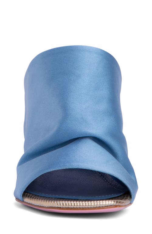 Beautiisoles Lana Slide Sandal In Blue