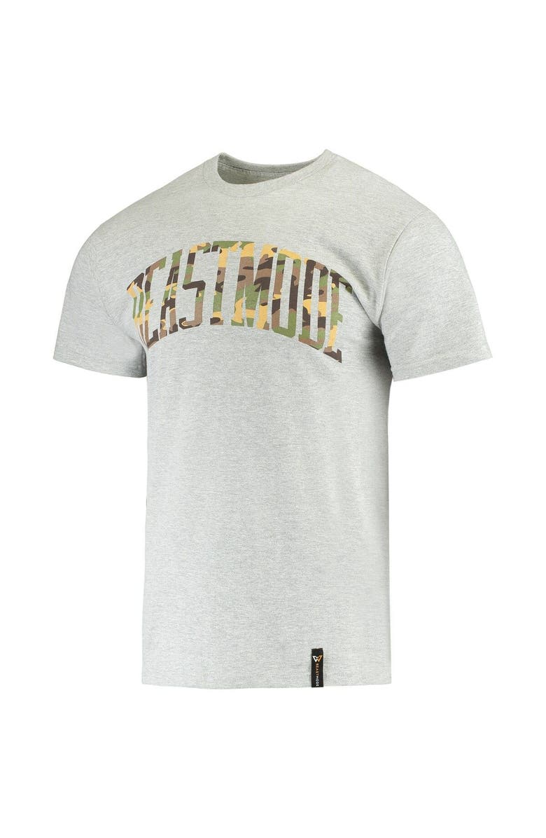 Beast Mode Men's Beast Mode Gray Collegiate T-Shirt, Alternate, color,