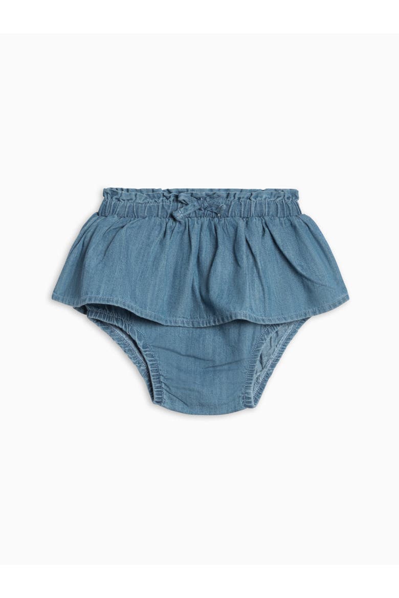 Organic Iona Chambray Skirted Bloomer, Alternate, color, Chambray
