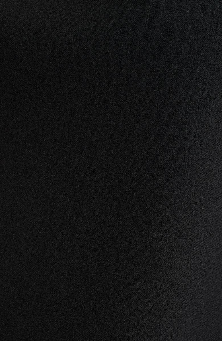 Anne Klein Asymmetric Pleat Shoulder Knit Top, Alternate, color, Anne Black