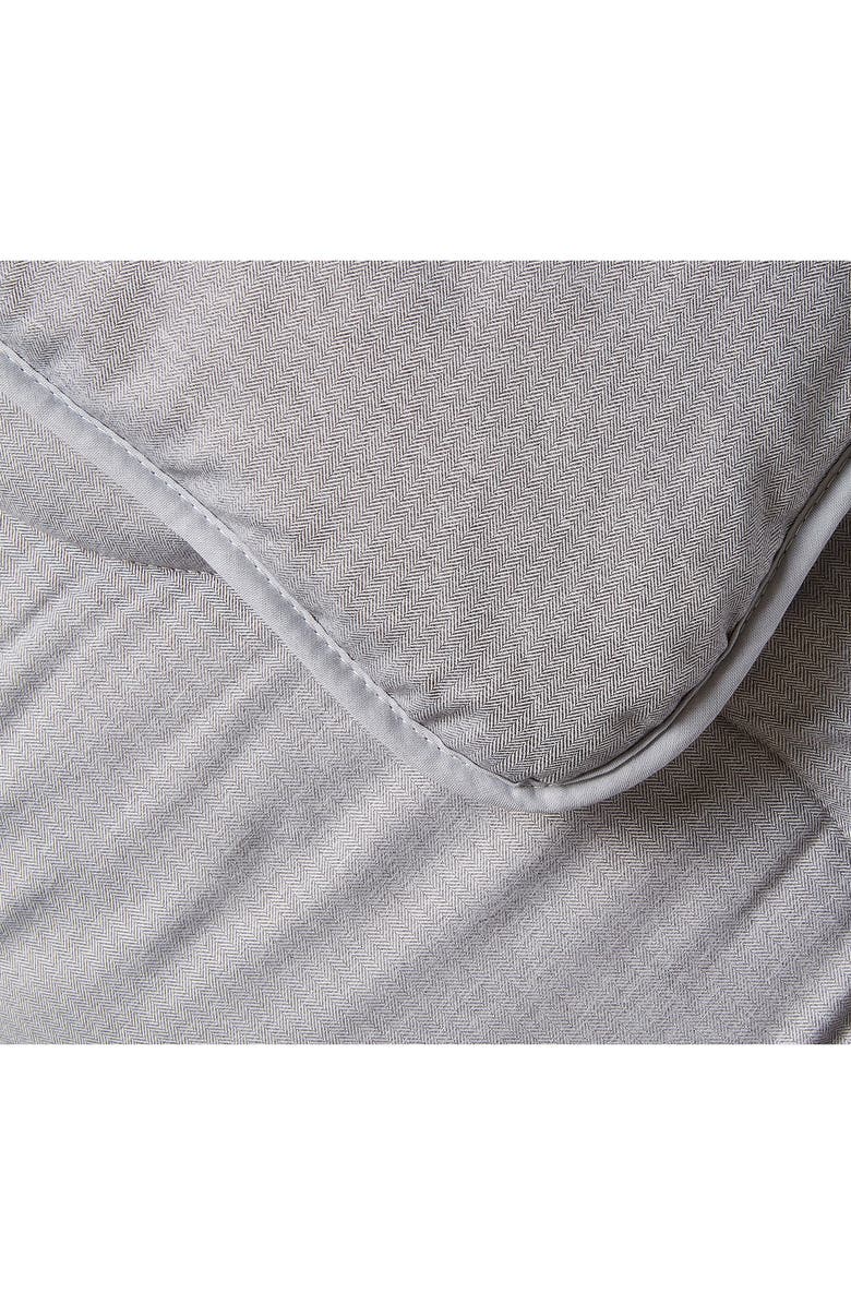 NIGHT LARK Herringbone Hypoallergenic Duvet Comforter, Alternate, color,