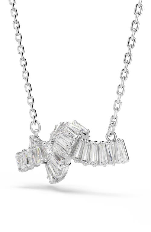 Swarovski Matrix Knot Pendant Necklace In Multi