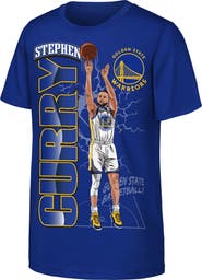 Outerstuff Youth Outerstuff Stephen Curry Royal Golden State Warriors Height T-Shirt