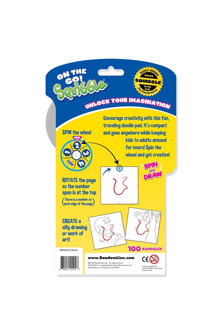 Squiggle On the Go Doodle Pad, Alternate, color, Multicolored