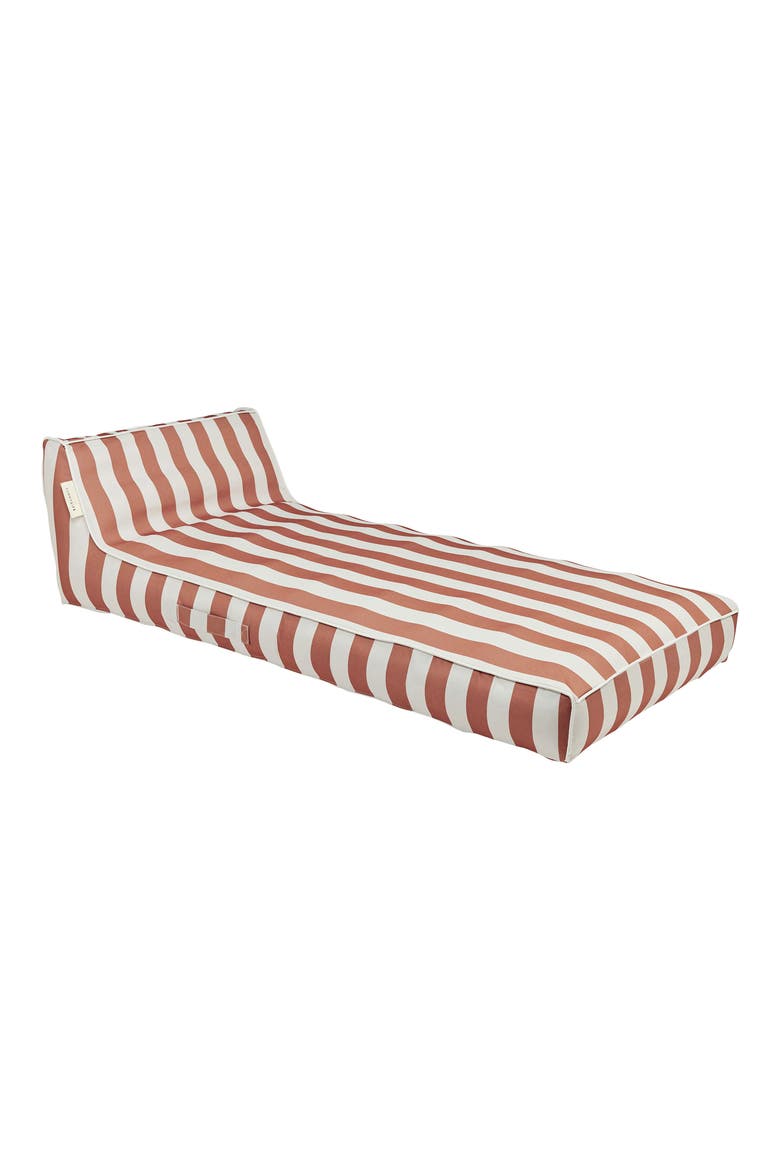 Luxe Lounger Casa Cream Inflatable Pool Float, Main, color, ORANGE