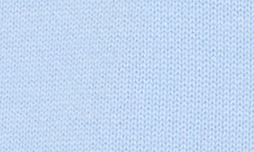 Lafayette 148 Cashmere Crewneck Cropped Sweater In Blue