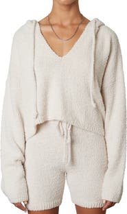 Nia Notched Neckline Hoodie