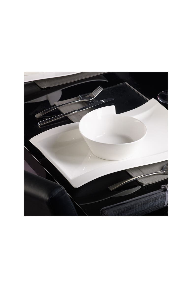 NewWave Gourmet Dinner Plate, Alternate, color, white