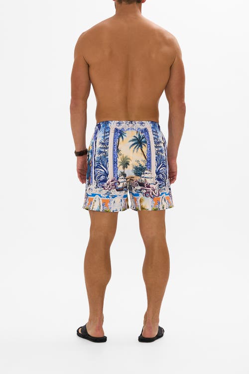 Hotel Franks By Camilla Mid Length Boardshort With Elastic Waist Song Of Saint Anthony