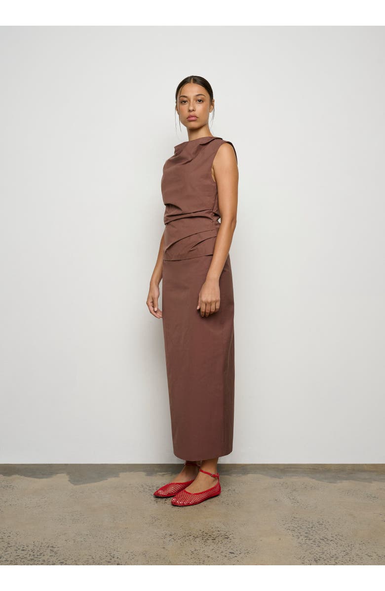 ONE OF OTHERS Russo Top, Alternate, color, Mocha