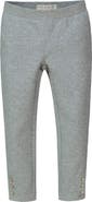 Hope & Henry Baby Girls' Button Cuff Ponte Pant, Infant