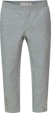 Hope & Henry Baby Girls' Button Cuff Ponte Pant, Infant