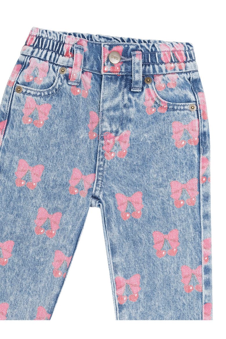 Dreamy Denim Cherry Paperbag Pant (Baby), Alternate, color, Multi Denim