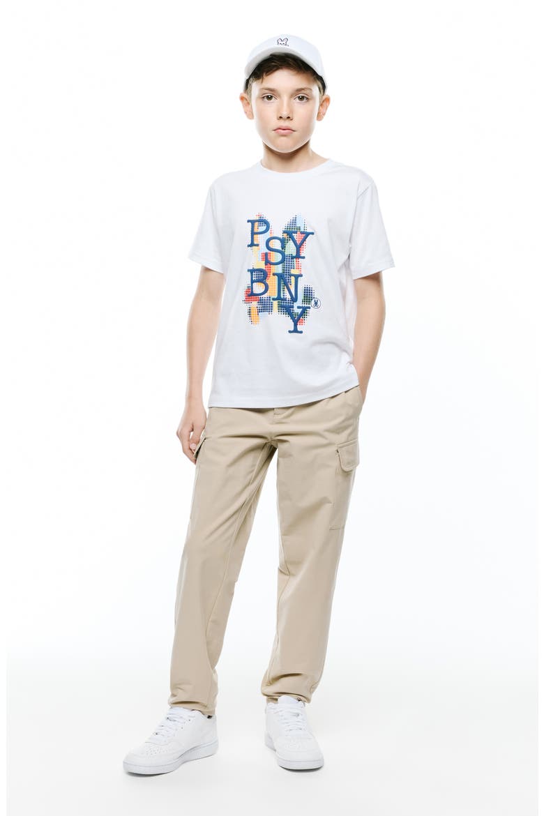 Kids' Wes Graphic T-Shirt, Alternate, color, WHITE