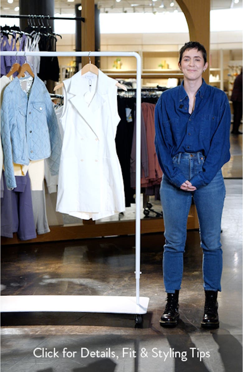 Siren Dream Double Breasted Sleeveless Romper, sales video thumbnail