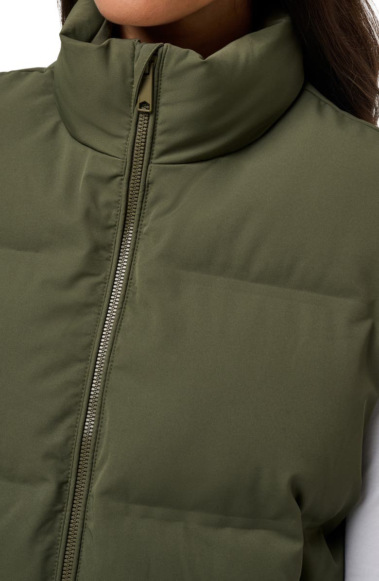 TravisMathew Moontide Quilted Vest, Alternate, color, Grape Leaf