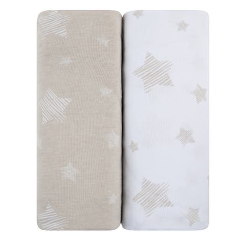 Baby Fitted Crib Sheet Set 2 Pack