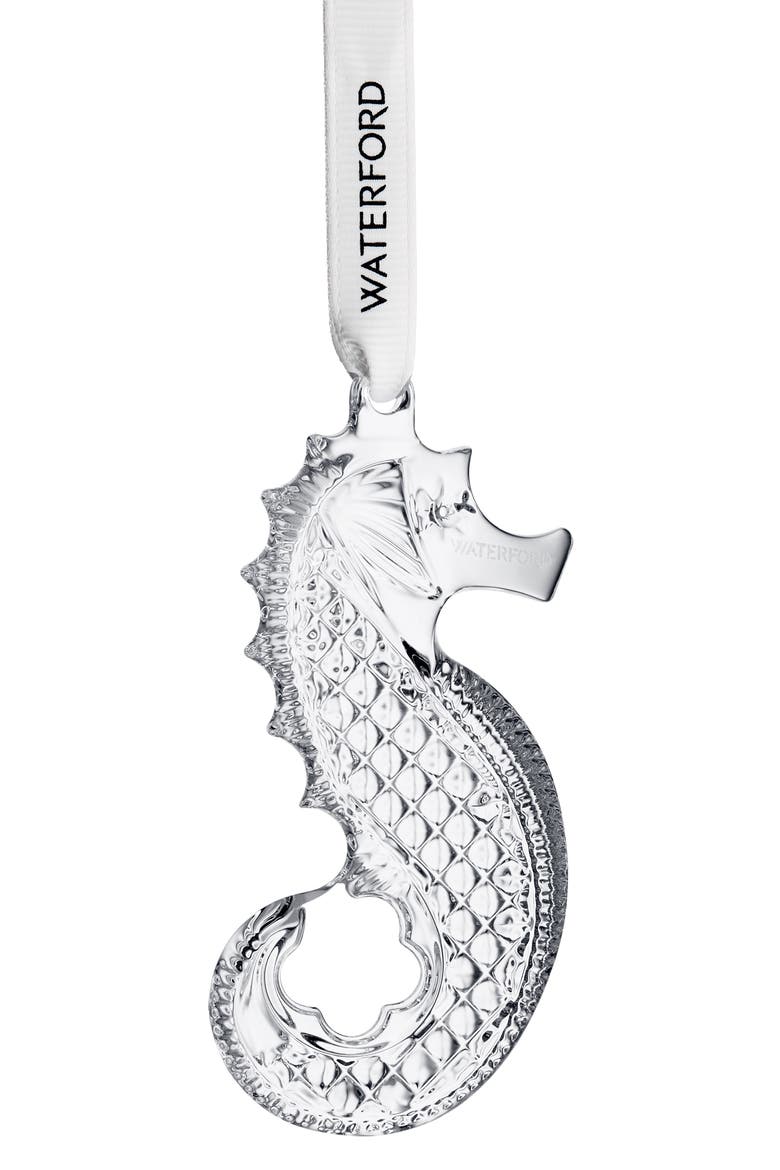 Seahorse Crystal Ornament, Alternate, color, NO COLOR