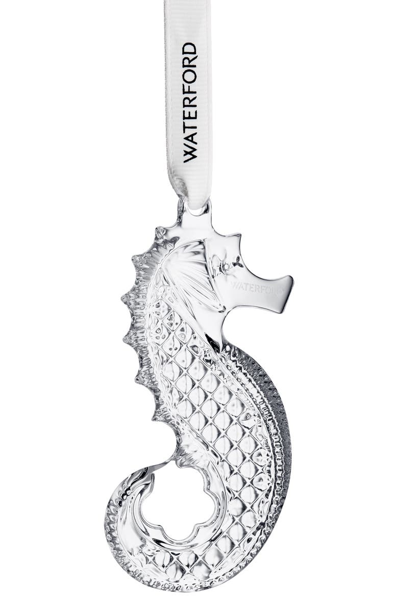 Waterford Seahorse Crystal Ornament, Alternate, color,