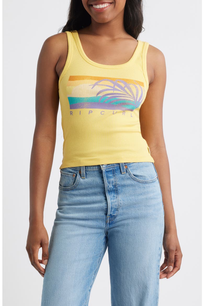 Party Logo Graphic Tank, Main, color, SAND