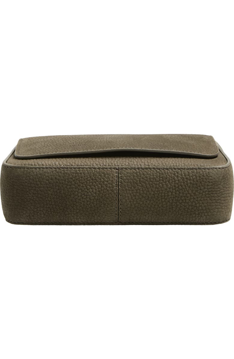 Mansur Gavriel Box Sling Leather Crossbody Bag, Alternate, color, Algae