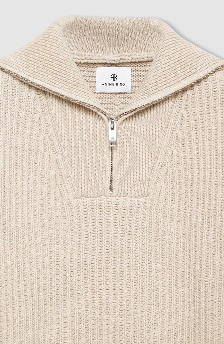ANINE BING Sammy Sweater, Alternate, color, Beige