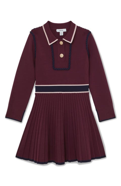 Kids' Freya Piped Sweater Dress (Little Kid & Big Kid)