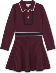 Reiss Kids' Freya Piped Sweater Dress