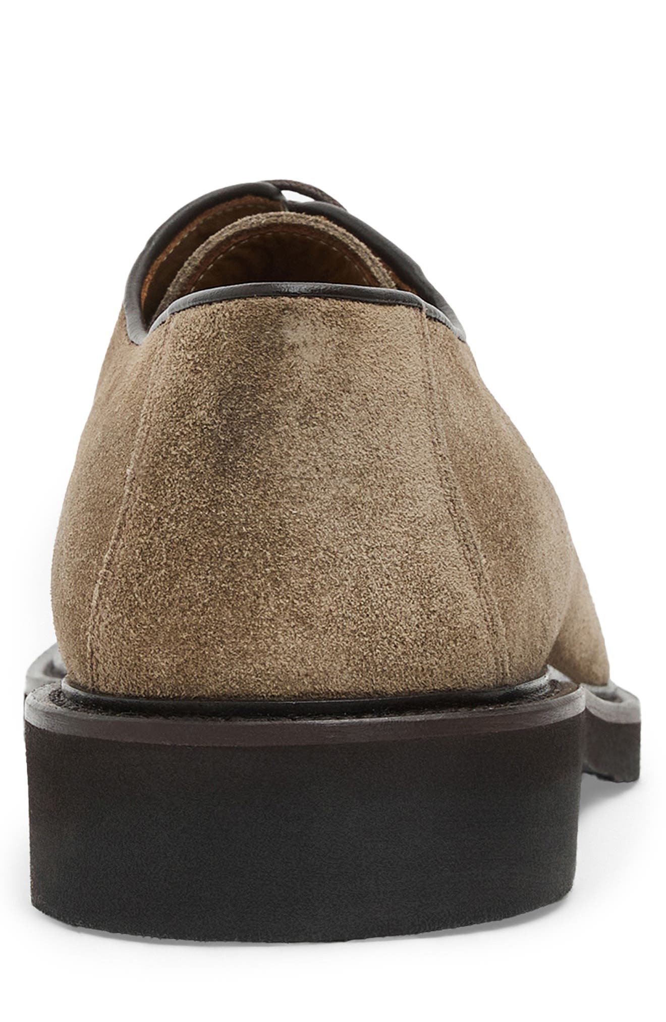 Vasto Suede Plain Toe Derby, Alternate, color, TAUPE SUEDE
